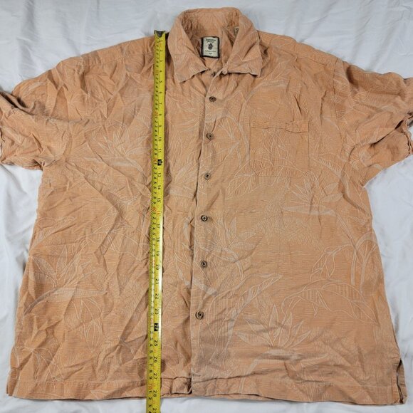 Jamaica Jaxx Authentic Island Style Mens XXL Short Sleeve Silk Shirt Hawaiian - Picture 7 of 8